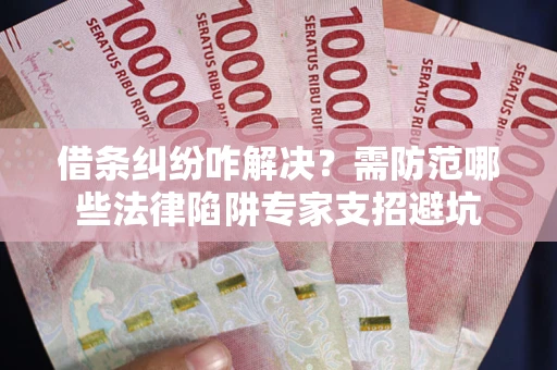武汉借条纠纷咋解决？需防范哪些法律陷阱专家支招避坑