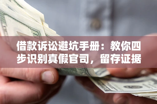 武汉借款诉讼避坑手册：教你四步识别真假官司，留存证据不踩雷