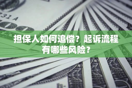 武汉担保人如何追偿？起诉流程有哪些风险？