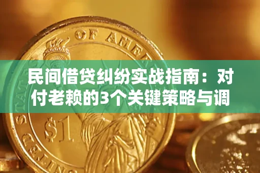 武汉民间借贷纠纷实战指南：对付老赖的3个关键策略与调解盲区解析
