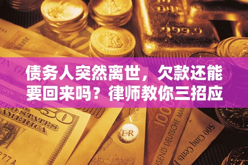 武汉债务人突然离世，欠款还能要回来吗？律师教你三招应对