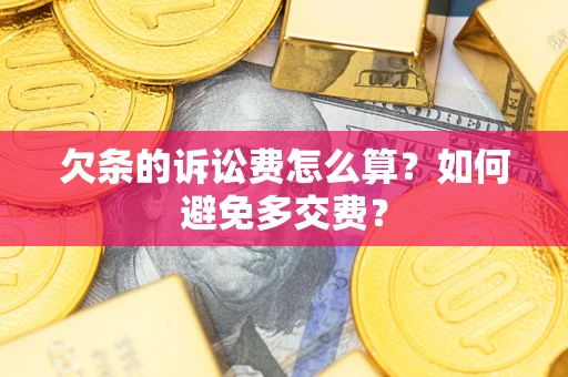 武汉欠条的诉讼费怎么算？如何避免多交费？