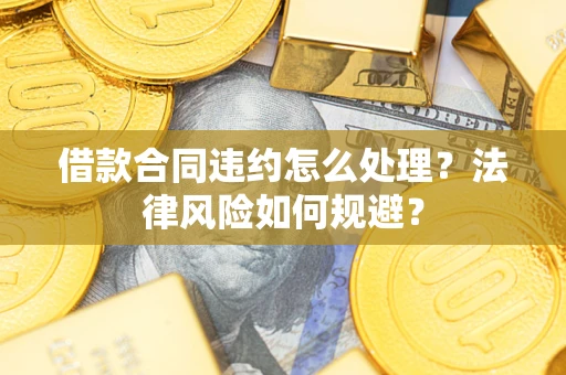 武汉借款合同违约怎么处理？法律风险如何规避？