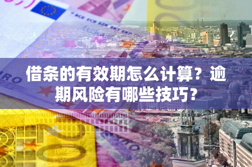 武汉借条的有效期怎么计算？逾期风险有哪些技巧？