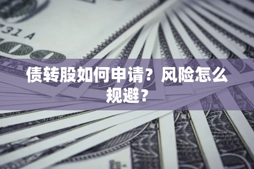 武汉债转股如何申请？风险怎么规避？