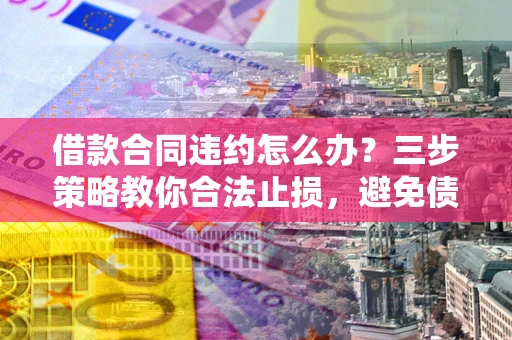 武汉借款合同违约怎么办？三步策略教你合法止损，避免债务危机升级